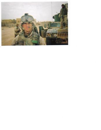 My son Jim a Marine in Iraq