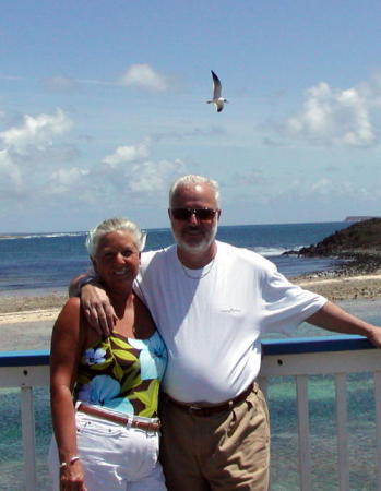 Steve and me in St. Maarten 2006