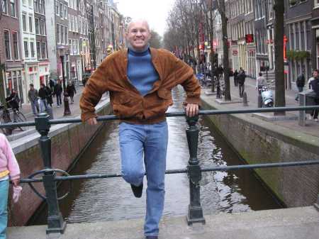 In Amsterdam for business