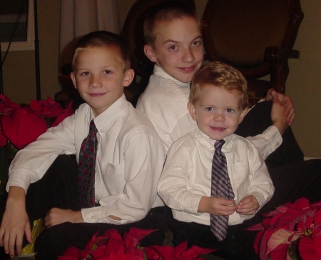 Austin, Aaron and Aiden Dec. '07