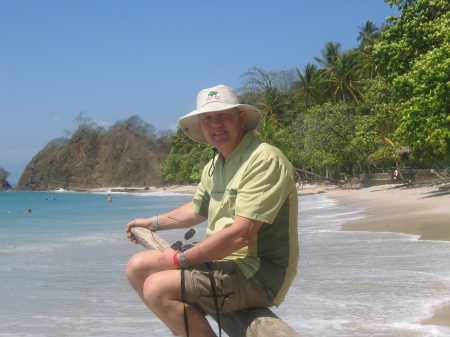 Me on the White Sandy Beach