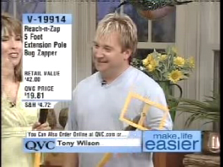 selling zappers on QVC