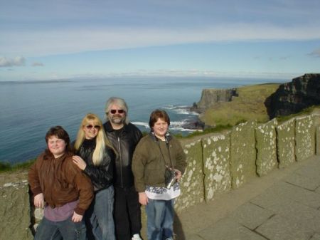 My Family at the Cliffs of Mohr