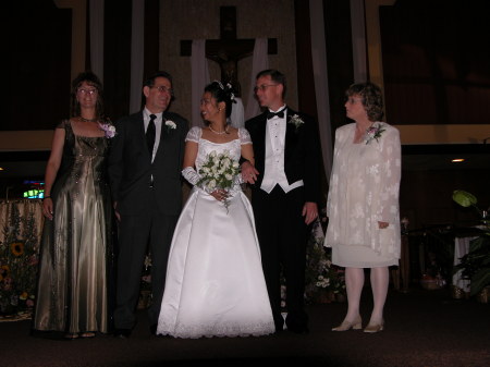 My brother's wedding in 2004