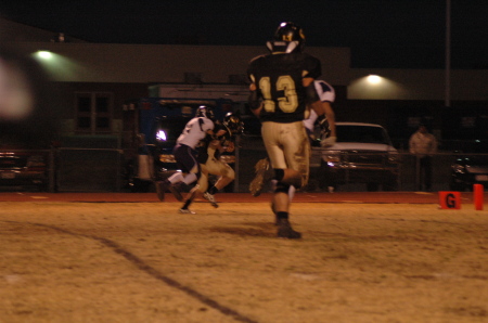 Jon carries a Meadow player on his back 5yds.