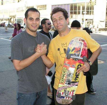 Me and Mark Gonzales