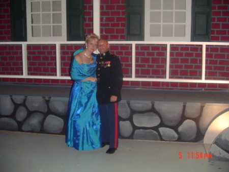 Tammy and Ed at the Marine Corps Ball