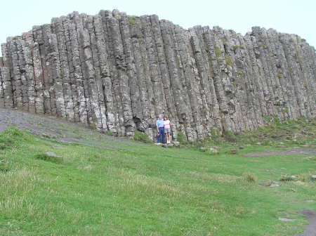 Clay and Miriam at the Giant's Causeway