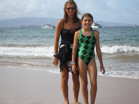 My daughter and I at the Grand Wailea in Maui, November 2005