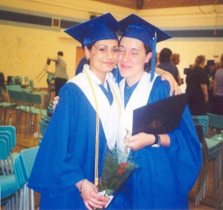 Megan and I on Graduation Day