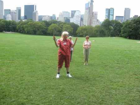 Doing Tai Chi in Central Park 2007