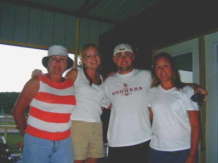 Possum Kingdom Lake...Mom, Me, Grady, Gennifer