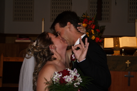 First Kiss as Married Couple