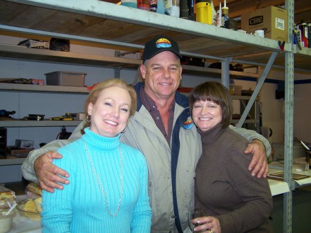 Rainey, Webb and Me at his BBQ Nov. '08