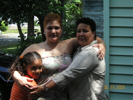 my mom, daughter and myself