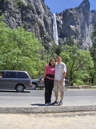 with my wife, Janet, in Yosemite