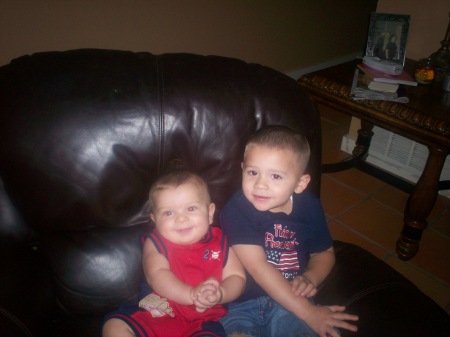 Christian & Gregory (Jake's youngest & Celina's son)