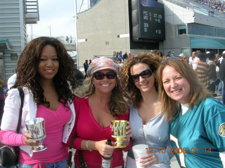 Me & the Girls at the Jaguars Game
