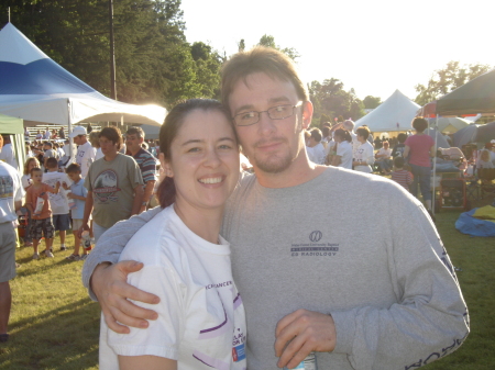 Eric & I; Relay for Life, Greensboro, NC  2006