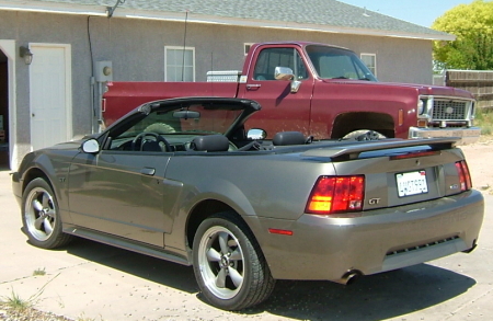 my car and Zack's truck