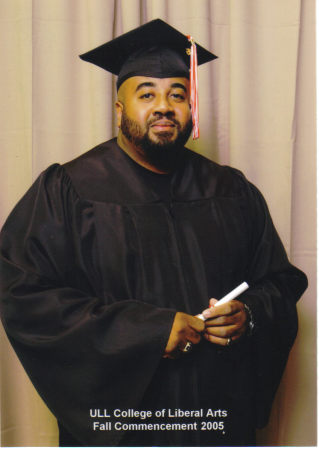 Graduation from ULL on December 17, 2005