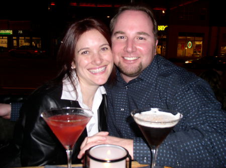 My fiance Rosa & I at Tiny Big's Martini Bar, Seattle April '06