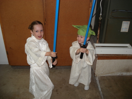 Princess Leah and Yoda, 2006