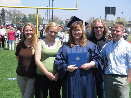 My familia at graduation