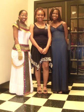 Iman (right) 2005 Junior Queen for Kemet Jubilee