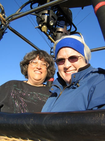 A Balloon Ride in Boulder with my friend Beth