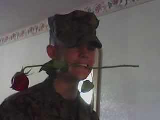Danny wiht a rose
