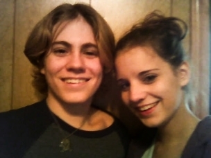 My son 16yrs old (Chris and his girl friend)