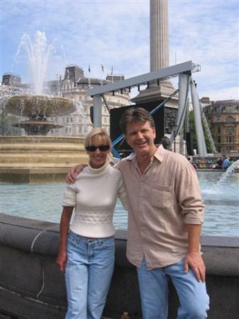 Mike and I in London