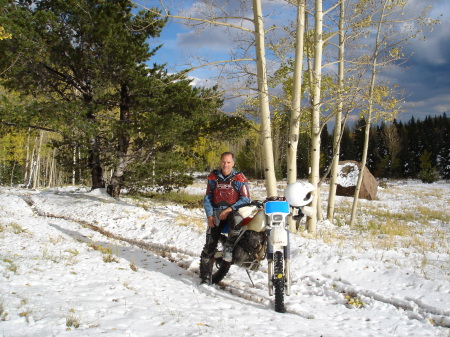 Dirt bike riding