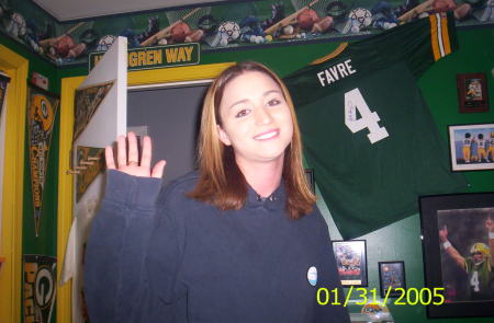 mydaughter mandi-big brett favre fan