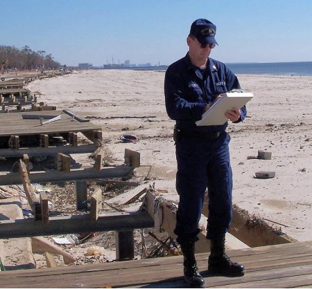 Hurricane Katrina - Mississippi coastline damage survey