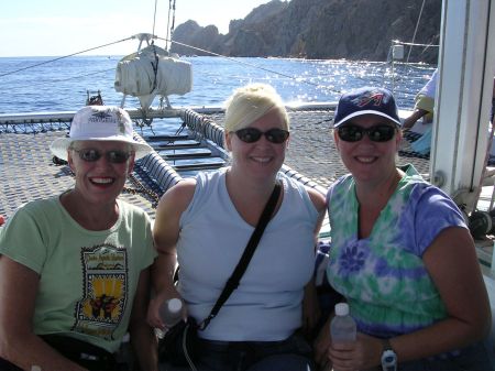 Divorce party!!!  Mom, me and Sis in Cabo