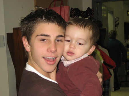 My son, Jory (14-omg) and my little nephew