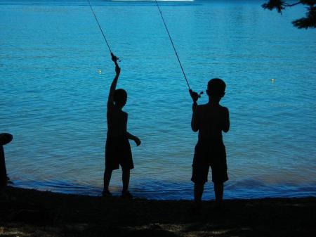 My boys Fishing