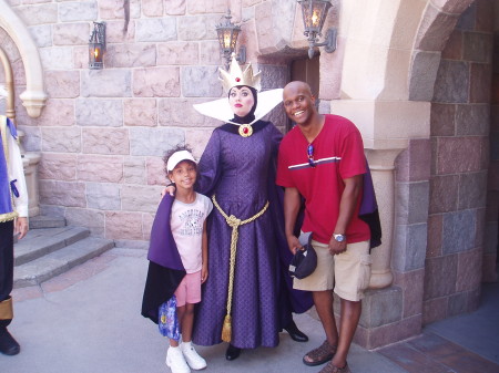 Me and the halfpint at Disneyland