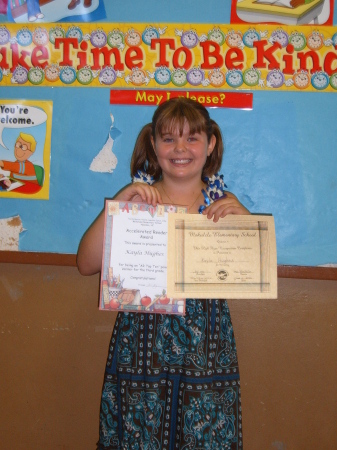 My little sweeite~Student of the Quarter Awards!