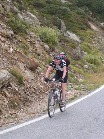 Alp Crossing 2003 climing Passo di Gavia