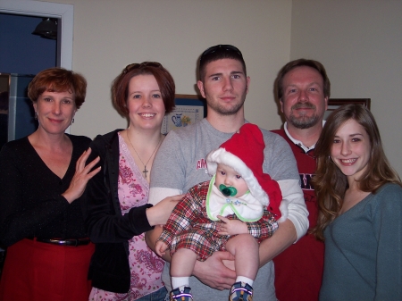 Christmas '05, with our daughter Cara