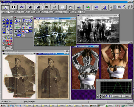 WinImages - software I created for special FX, editing, etc.