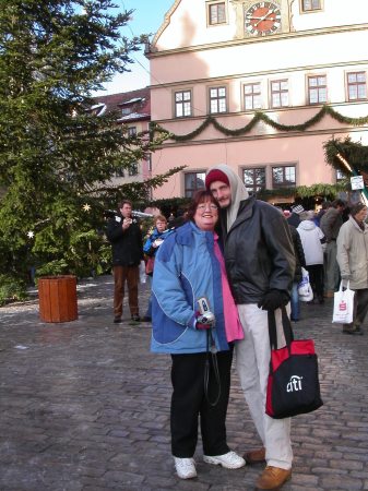 At a Christmas market in Rothenberg