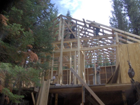 Building upper level on our home.