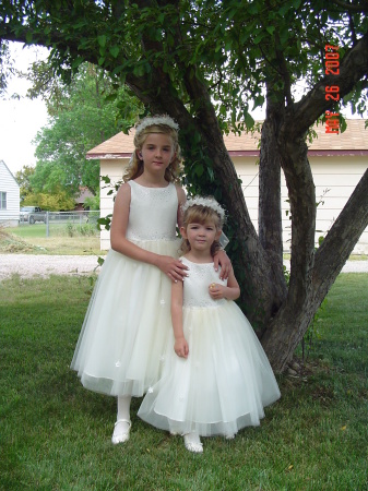 My daughter's Rachel (8) and Riley (3)