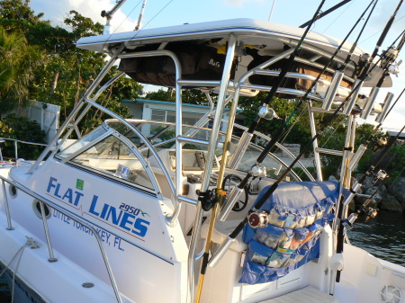 fishing boat Flat Lines