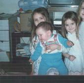 Bryan with older sisters