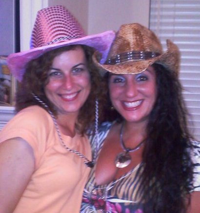Me & BFF Debbie at Amanda's bachelorette party 8-21-10